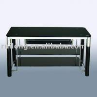 Large picture glass tv stand
