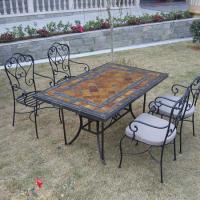 Large picture Slate Mosaic Table, coffee table, garden coffee ta