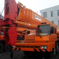 Large picture used tadano truck crane 80t vehicle tyre crane