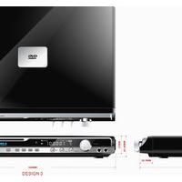 Large picture dvd player with amplifier