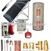 Large picture copper coil solar water heater