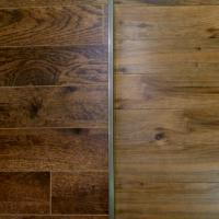 Large picture laminate flooring with high clarity