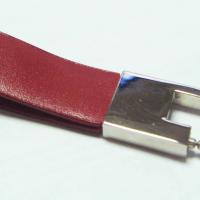 Large picture leather key chain
