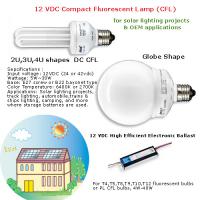 Large picture 12vdc input fluorescent lamp ballast for solar lig