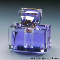 Large picture crystal perfume bottle