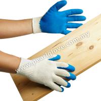 Large picture Cotton Glove Coated with Natural Rubber