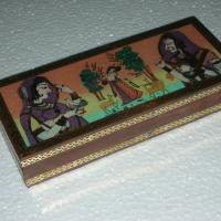Large picture wooden Jewellery box