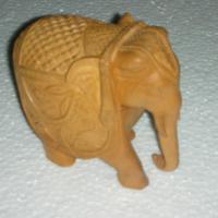 Large picture wooden  elephant