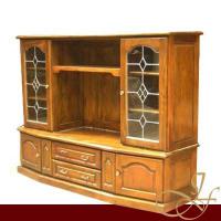 Large picture Entertainment Cabinet w/ Leadlight Doors