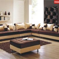 Large picture fabric sofa A01-2