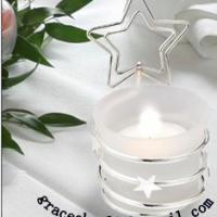 Large picture decoration cup candle