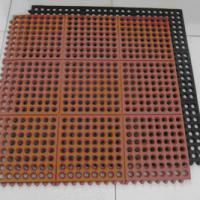 Large picture grease proof interlocking rubber mat