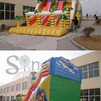 Large picture inflatable slides