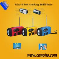 Large picture Solar Radio/hand crank/hand cranked flashlight