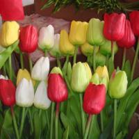 Large picture real touch artificial tulip flower