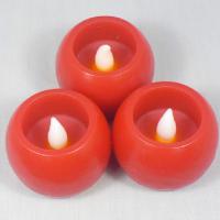 Large picture led red candle