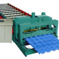 Large picture glazed steel tile roll forming machine