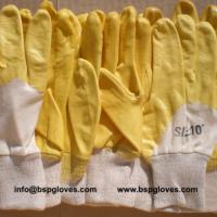 Large picture Economy Yellow Nitrile Coated Work Gloves(BGNC101)