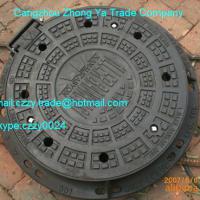 Large picture ductile iron manhole cover supplier