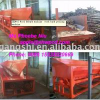 Large picture wood log debark machine