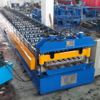 Large picture Colored roof panel forming machine