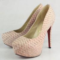 Large picture Christian Louboutin Pink Snake Veins  Pump