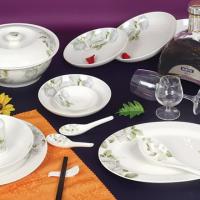 Large picture porcelain dinnerware