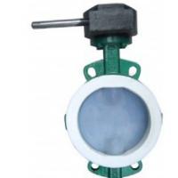 Large picture STEEL LINER OF PTFE OR FEP BUTTERFLY VALVE