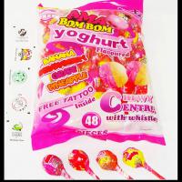 Large picture Bubble gum lollipop(Two Flavors mixed one pcs )