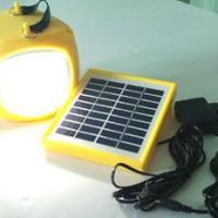 Large picture solar lantern with mobile phone charger