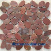 Large picture sliced pebble tile