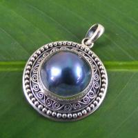 Large picture Sterling Silver Pendant - Eclipse..