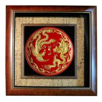 Large picture Gold Lacquer Thread Sculpture