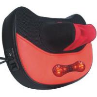 Large picture curve red and black massage pillow