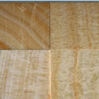 Large picture natural Wood grain Yellow marble tiles
