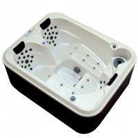Large picture massage bathtub for 3 persons