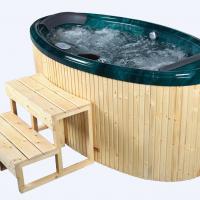 Large picture massage bathtub for 2 persons