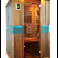 Large picture home sauna for 2 person