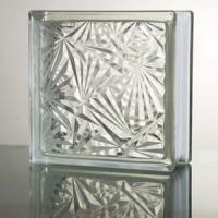 Large picture clear hollow glass brick