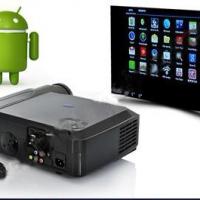 Large picture Android 4.04 projector with wifi