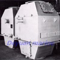 Large picture exhaust-gas economizer for marine boiler
