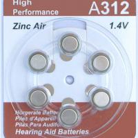Large picture A312 Hearing Aid Zinc-air Batteries