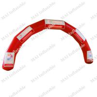 Large picture red inflatable ad arch