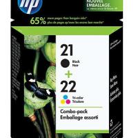 Large picture HP original ink cartridge cc630aa no.21+22 combo