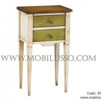 Large picture French Hand painted nightstand
