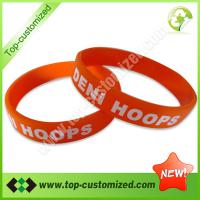 Large picture fashion silicone bracelet and bangle