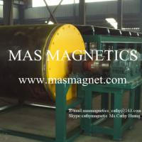 Large picture CTDG dry drum magnetic separator for lump iron ore