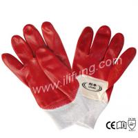 Large picture Jersey Glove with Wnit Wrist and PVC Coating