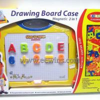 Large picture Drawing toys board case with magnetic 63 pcs