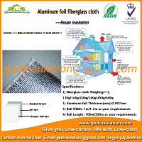 Large picture Alu  foil fiberglass cloth for isolation material
